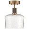 Access Lighting Port Nine Chardonnay, Chardonnay LED SemiFlush, Antique Brushed Brass Finish, Seeded Glass 63147LEDD-ABB/SDG - alternate 6